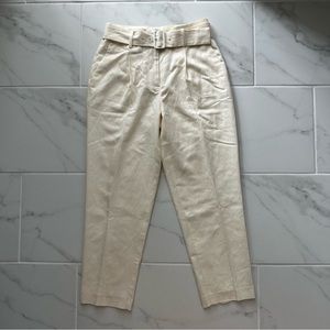 Ann Taylor Belted Taper Pant